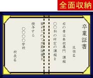 証書ホルダーの全面収納(セアリーの場合)