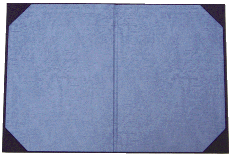 卒業証書ホルダー・卒園証書ホルダー等証書入れのベルベットタイプ式部です。(内側の様子)